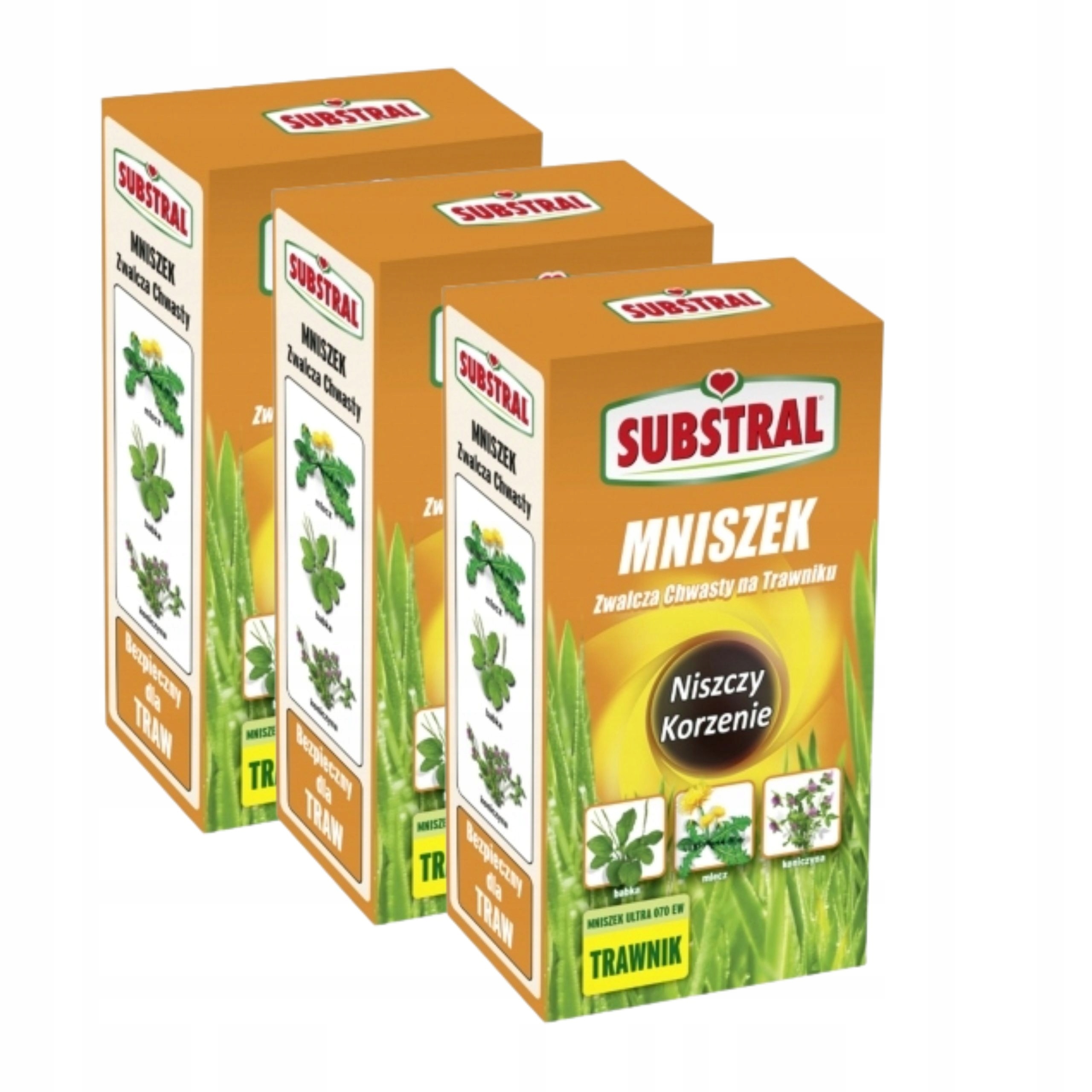 Mniszek Ultra 3x500 ml Substral Koncentrat Chwastobójczy Na Trawę Ogród