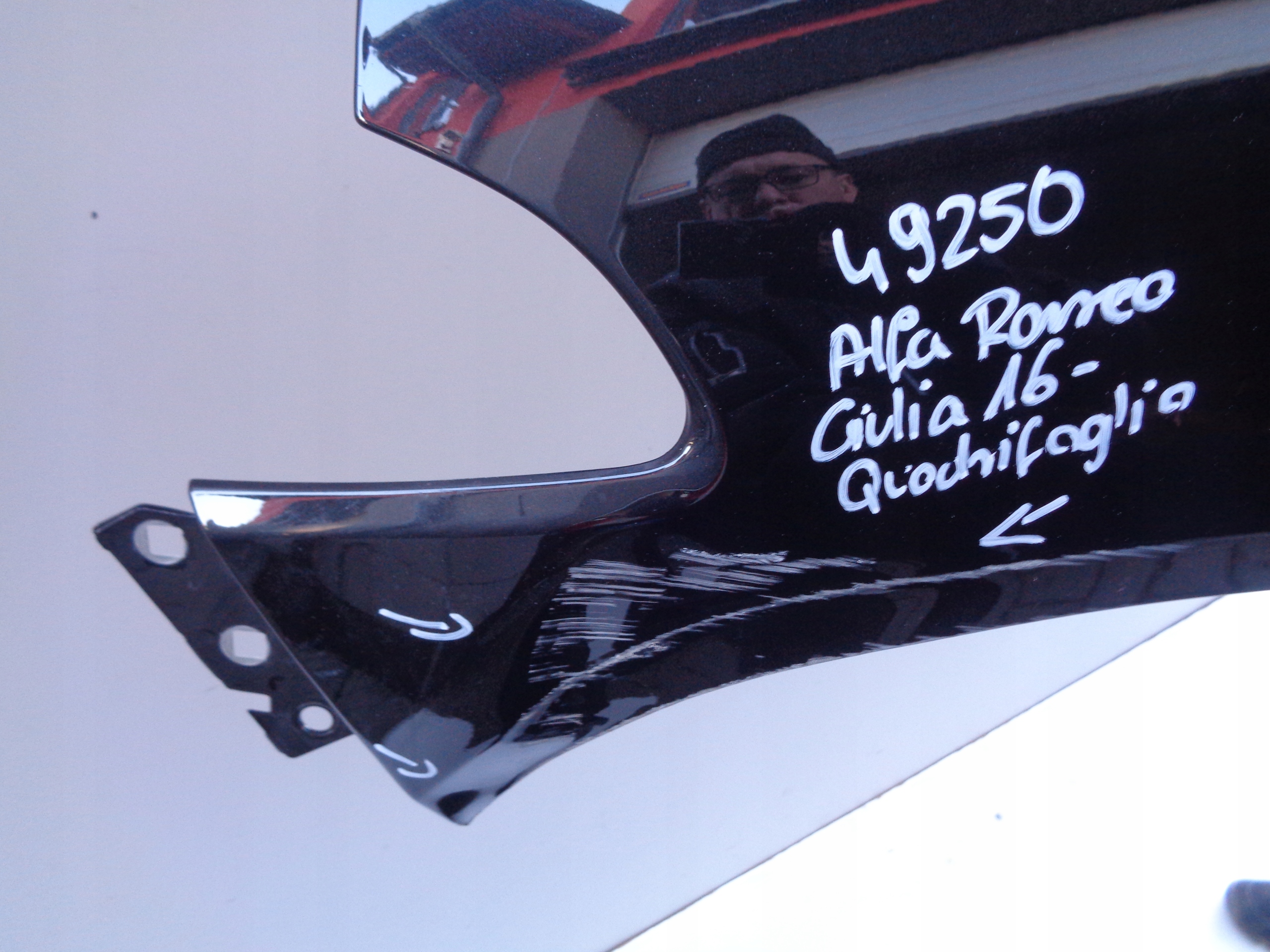 fender left front ALFA ROMEO GIULIA QUADRIFOGLIO 16- NR 49250