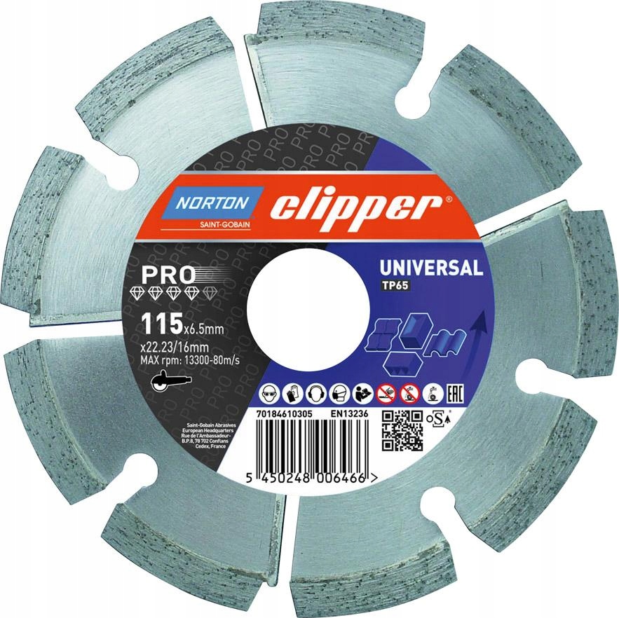 Diamantový kotouč Norton Pro Universal Tp 125x6,5 mm 22,23 mm