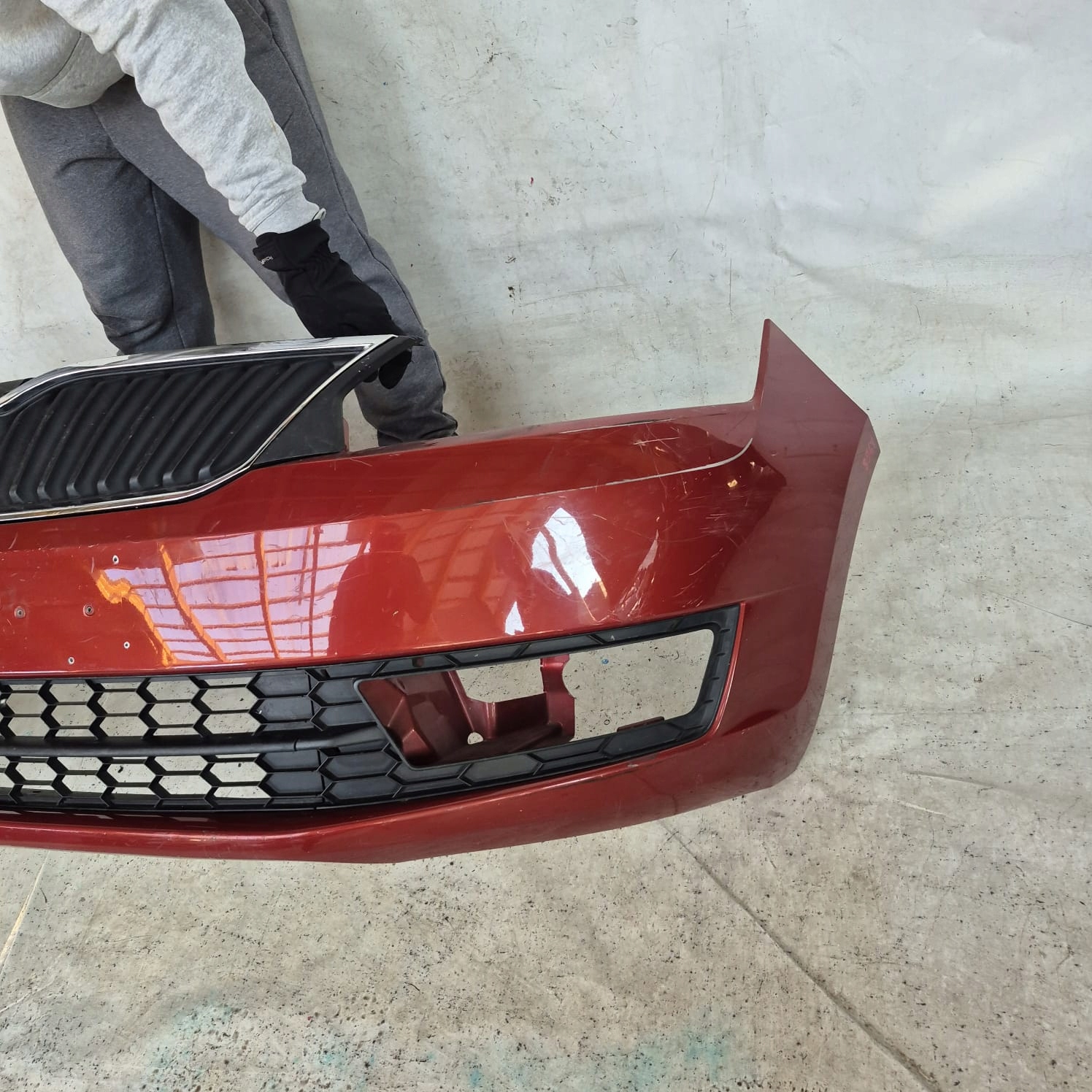 SKODA RAPID 12-17 bumper front front