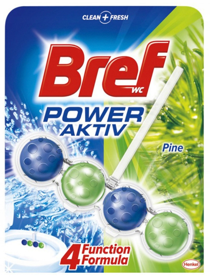 

Kulki toaletowe Bref Power Aktiv Pine 50g