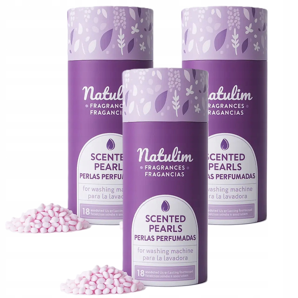 Levně Vonné perličky do praní levandulové přírodní eko Natulim 3 balení