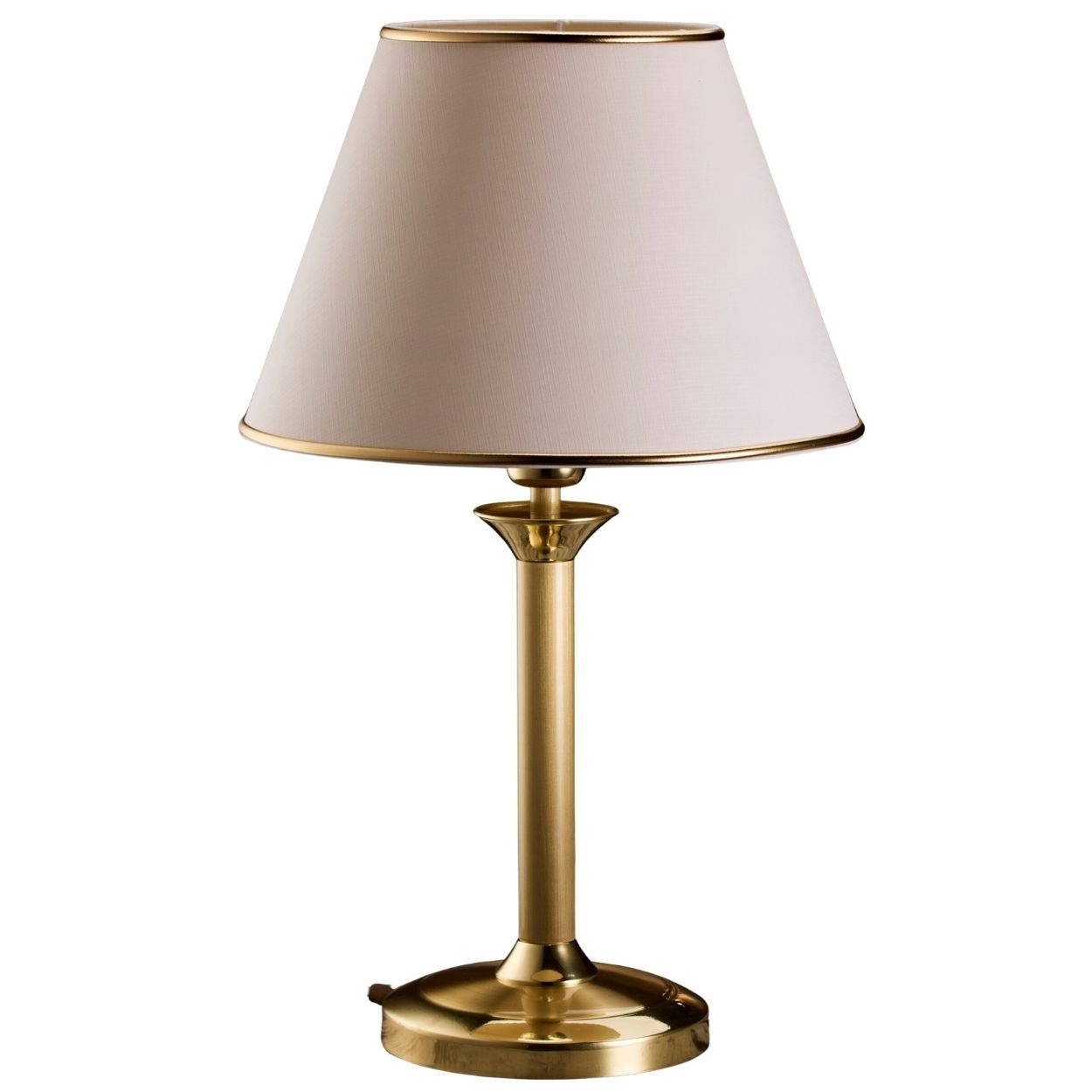 Stolová lampa Classic satinovaná mosadz 1xE27 Dekoratívne Stolové Svetlo