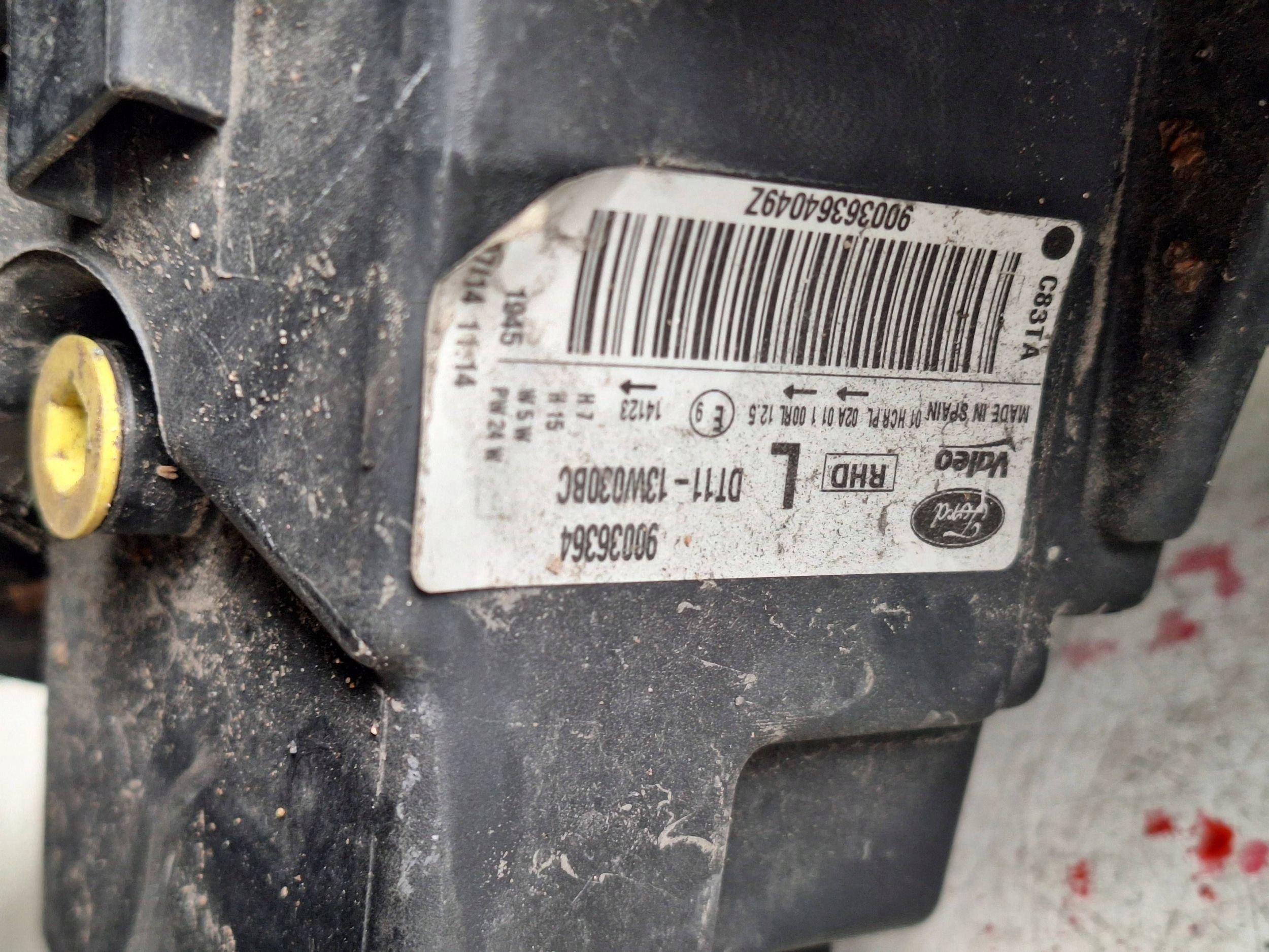 FORD TRANSIT CONNECT MK2 13-17 light left UK- ANGLIK DT11-13W030-BC