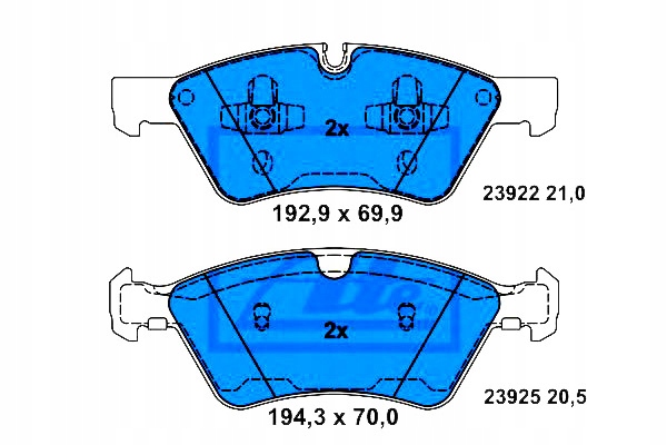 Ate Kostky Ham. Db Přední W164/X164/W211/W251 03- Asistent řidiče #28