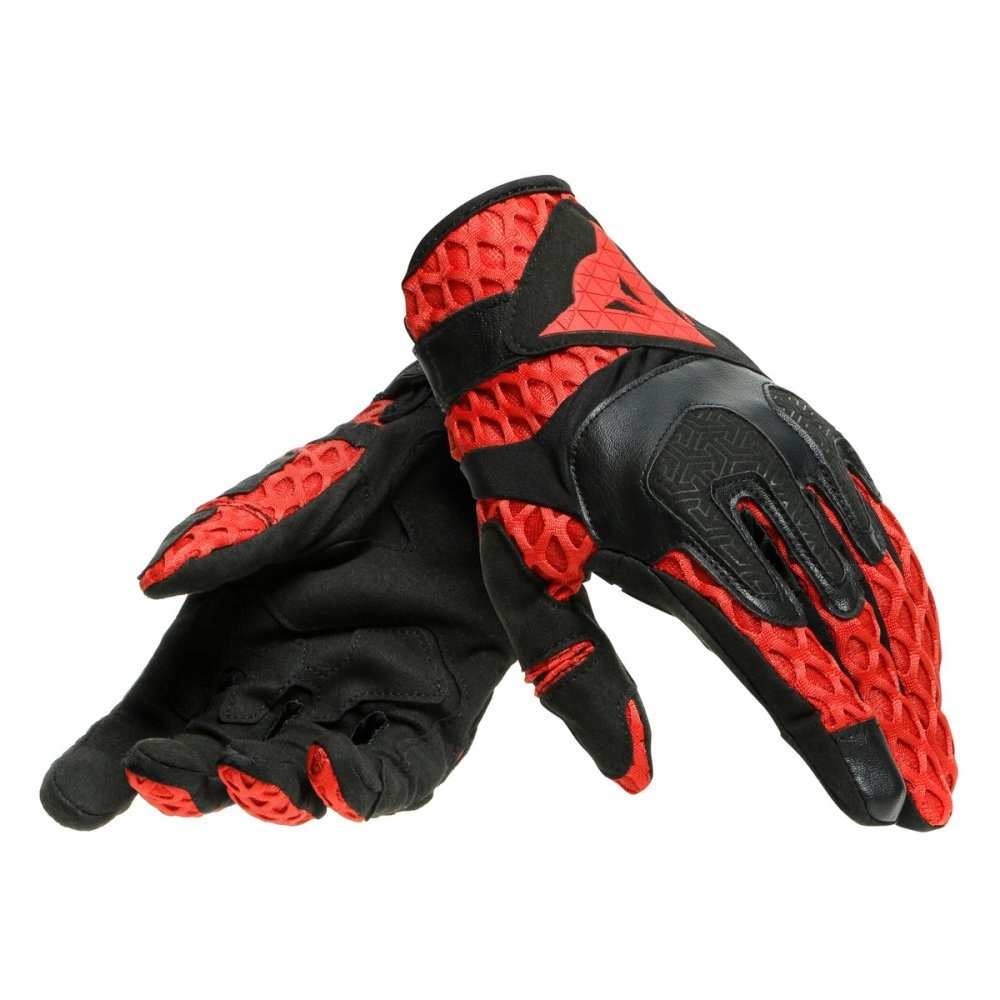 Motocyklové rukavice Dainese Air-maze Unisex Black/red Veľkosť XL