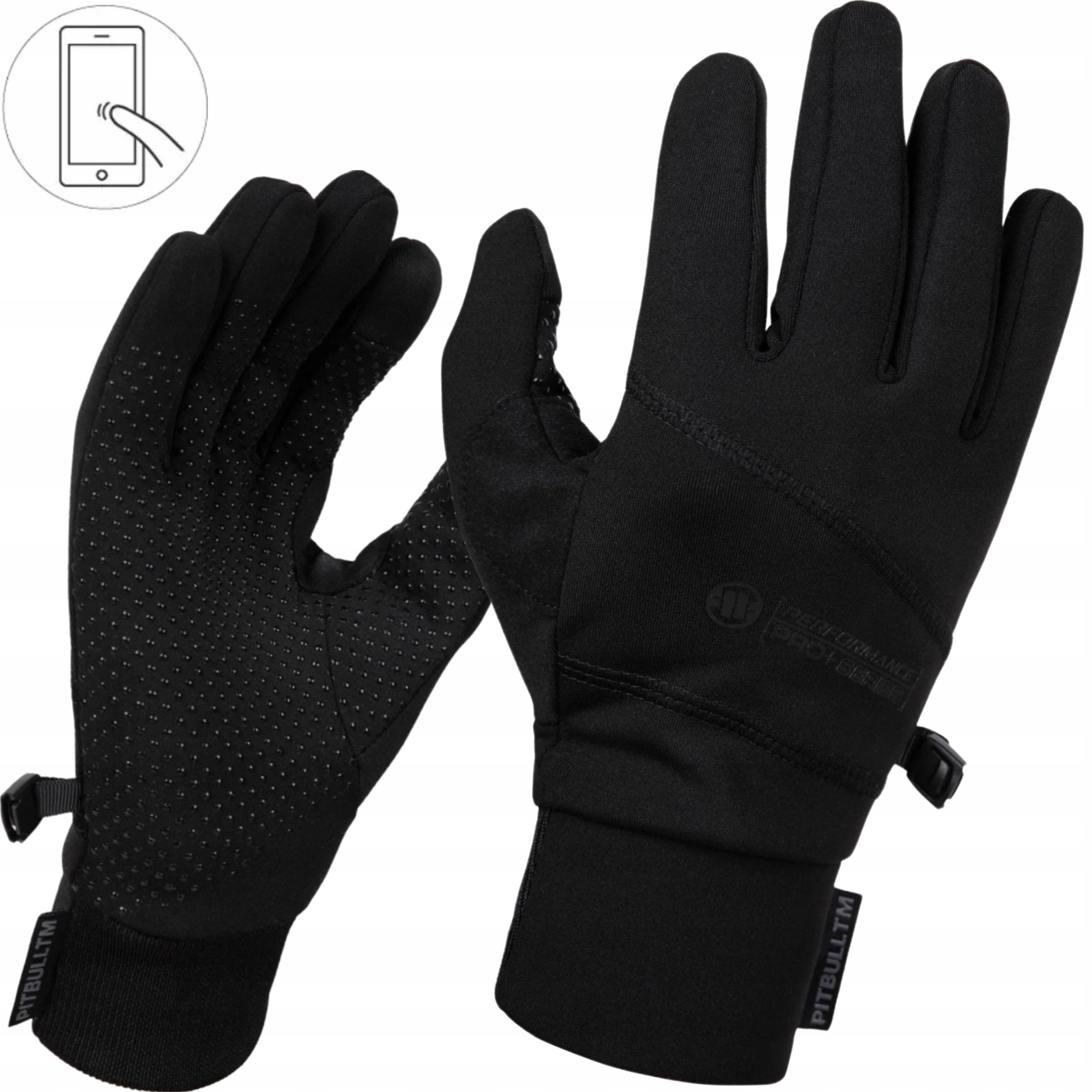 Rękawiczki zimowe Pitbull Sportowe Performance Pro Plus do treningu