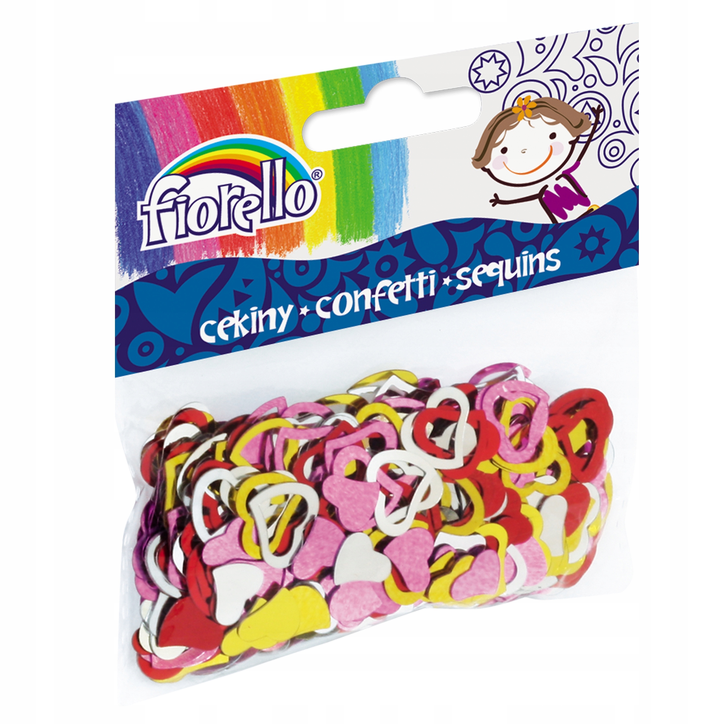 Cekiny Konfetti Serduszka MIX Fiorello GR-K144