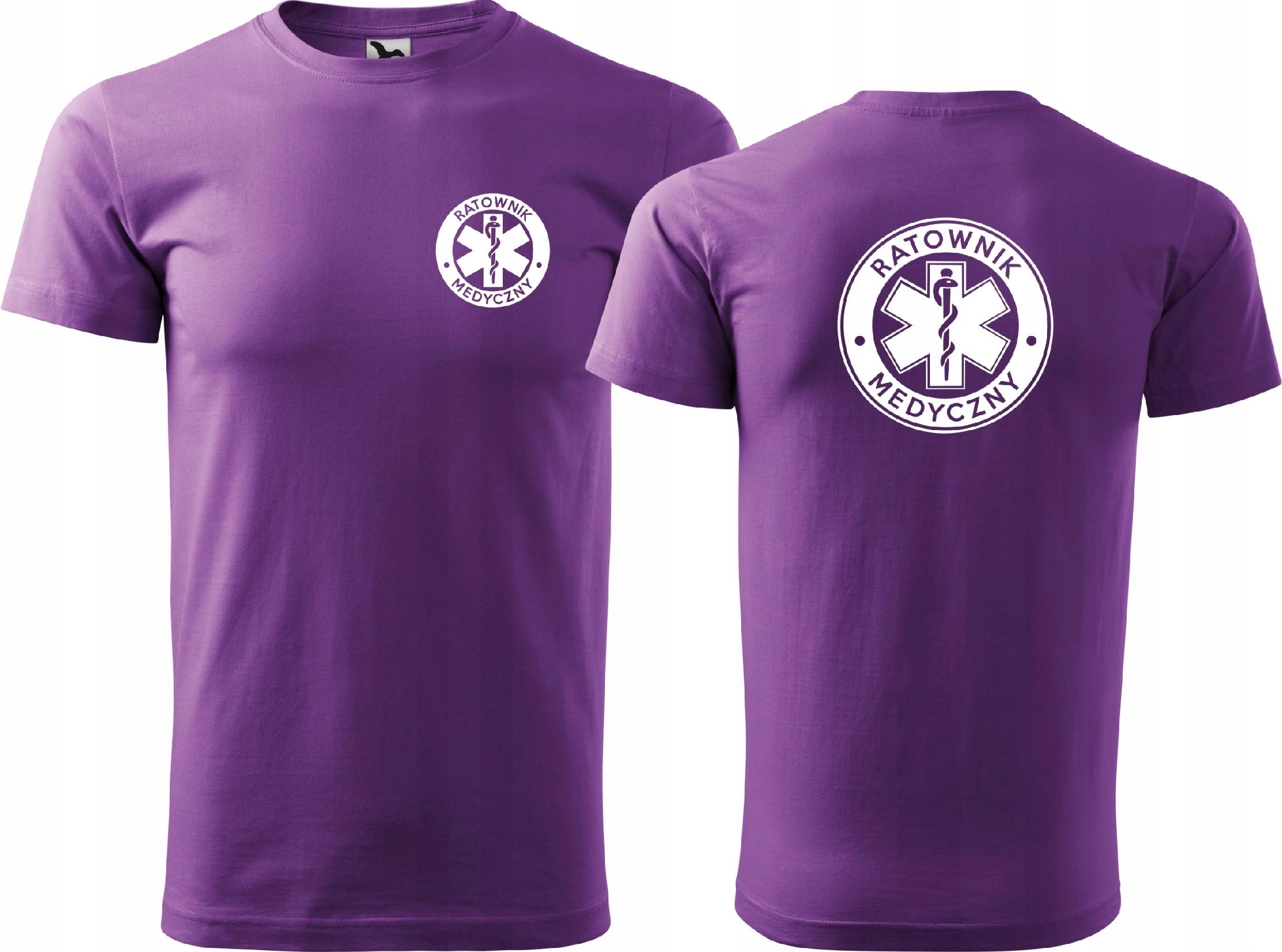 

Męska koszulka medyczna Ratownik Medyczny r. M