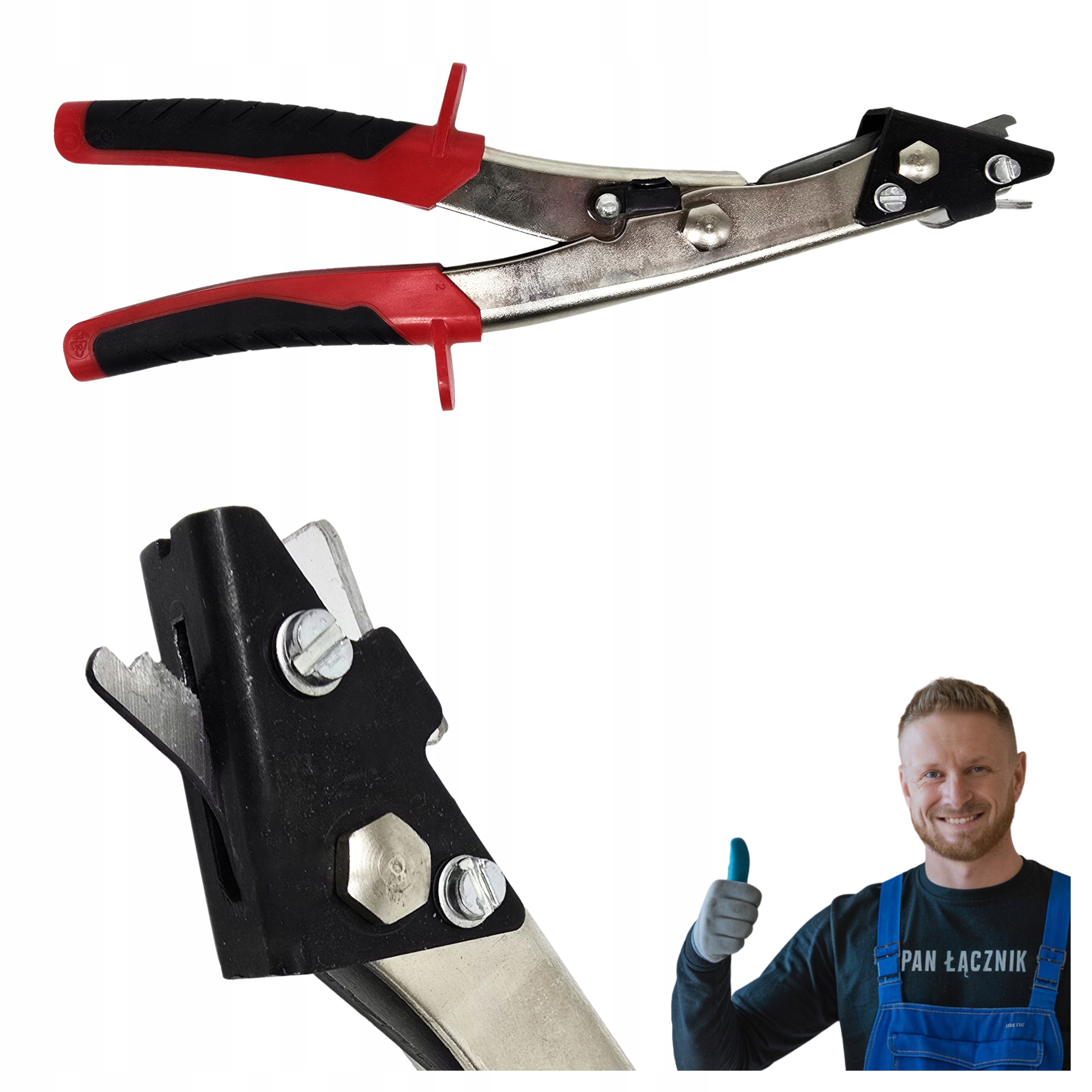 Vykrajovač plechu Jouanel 3 mm bez deformace materiálu