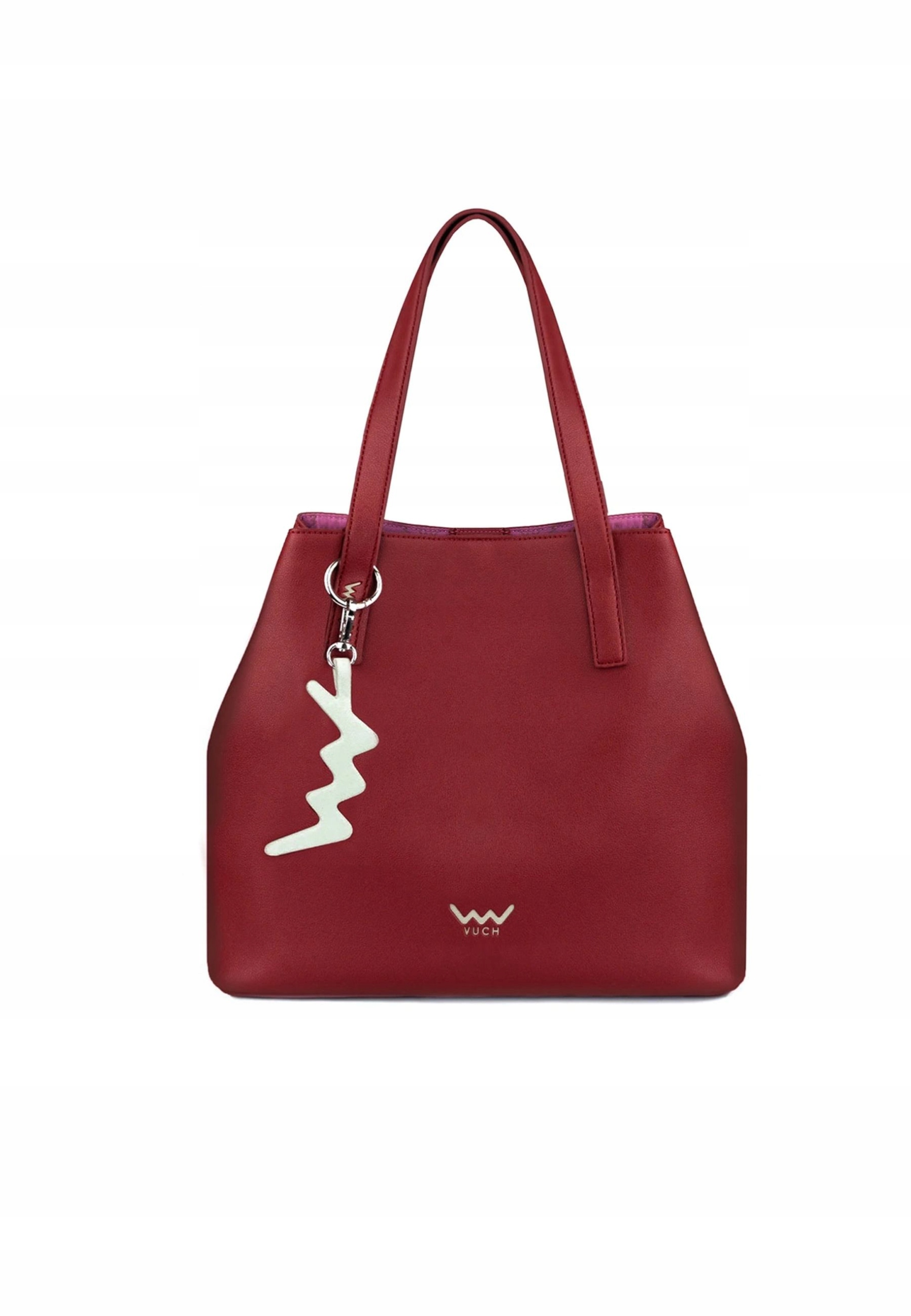 Kabelka do ruky Vuch Roselda červená 2v1 s crossbody popruhem