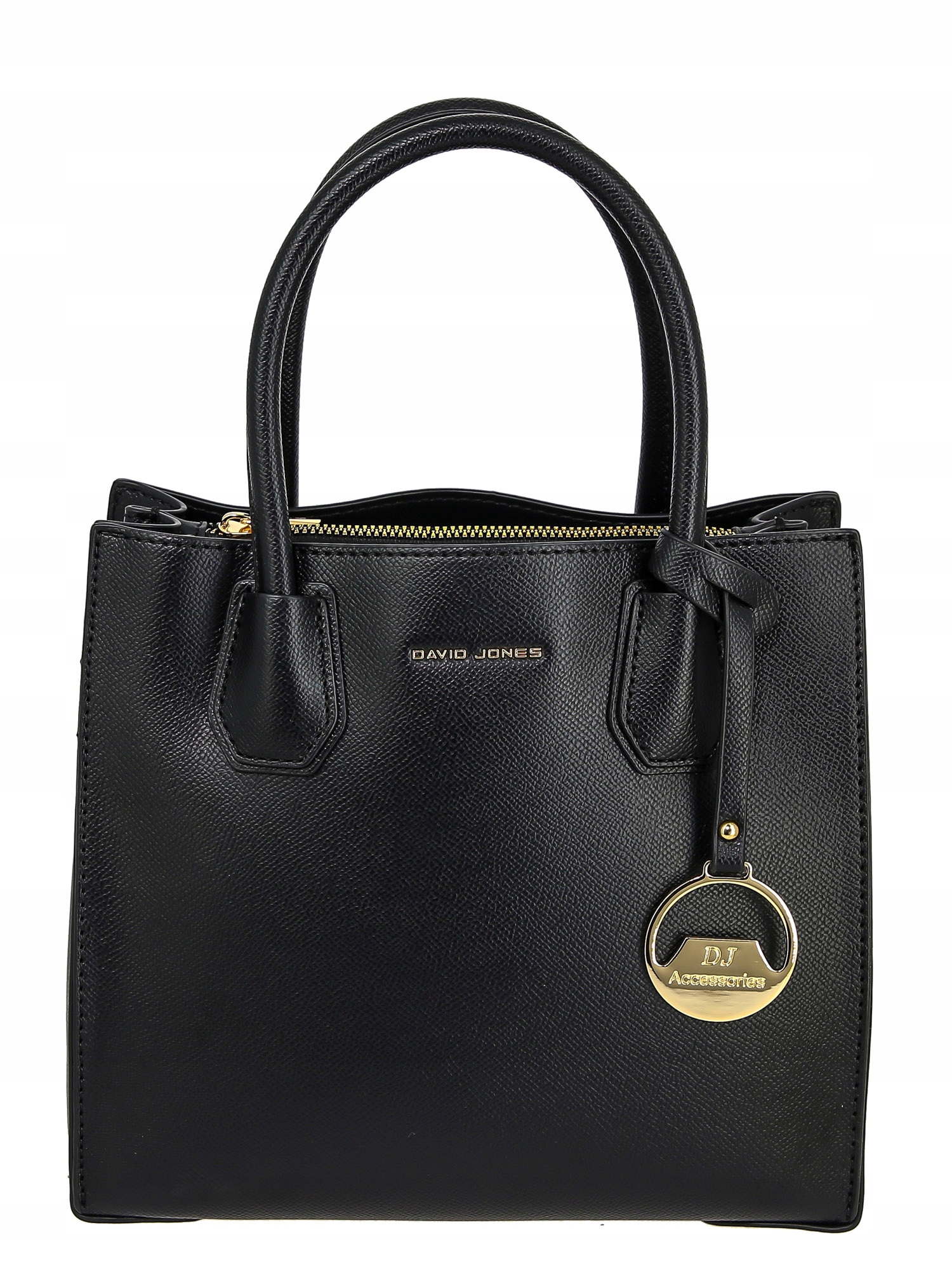 Torebka damska David Jones kuferek mały Kolor czarny
