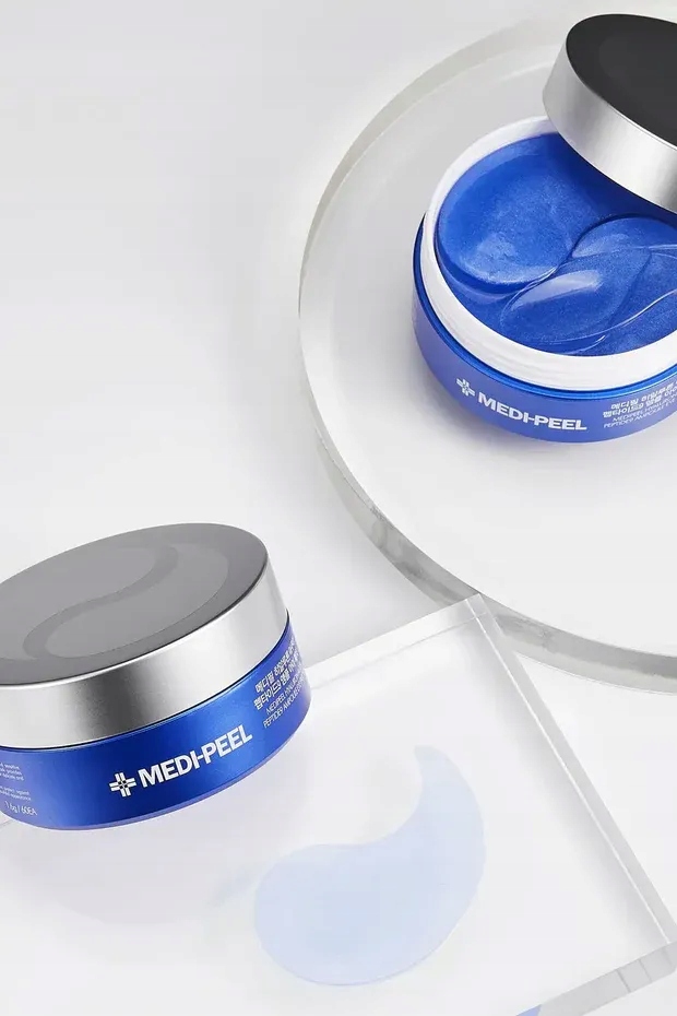 MEDI-PEEL Hyaluron Aqua Peptide 9 Ampoule Eye Patch 60 szt - wygładzające hydrożelowe płatki pod oczy — 10