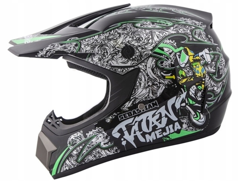 Kask Na Quada Enduro Atv Rower Bmx Mtb Hulajnogę L 59-60 cm