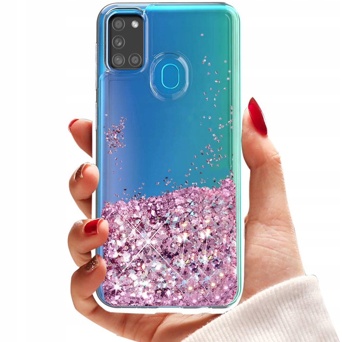 

Etui do Samsung Galaxy A21S Brokat Liquid Szkło