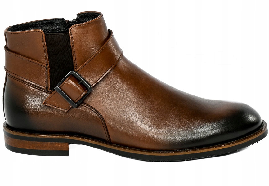 Trzewiki Domeno L5050R-944 Brązowa Skóra Marka inna