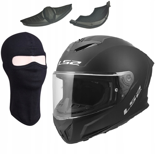 LS2 FF820 Rapid III Solid Matt Black motocyklová integrálna prilba S