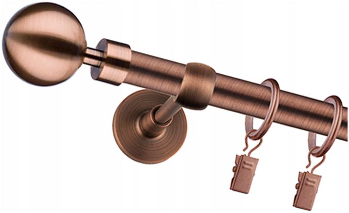 

Karnisz Pojedynczny Miedź 19mm 300cm Różne