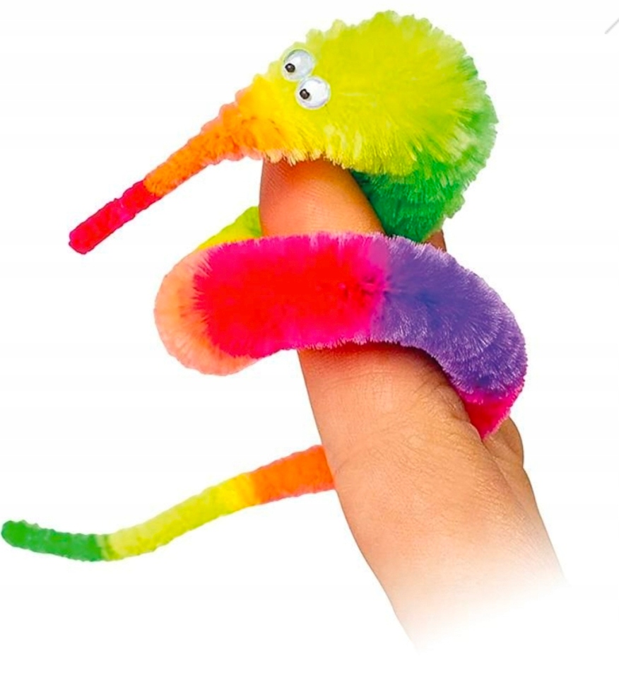 MAGICZNY ROBACZEK TĘCZOWY KOLOROWY Magic Worm
