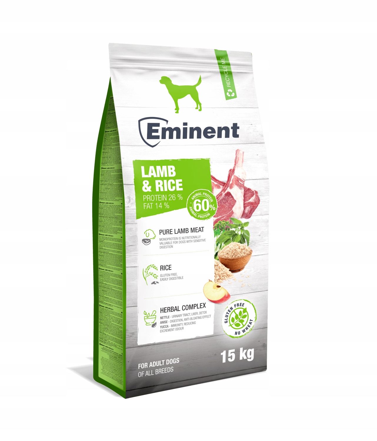 Eminent Premium Adult Lamb & Rice 26/14 15kg