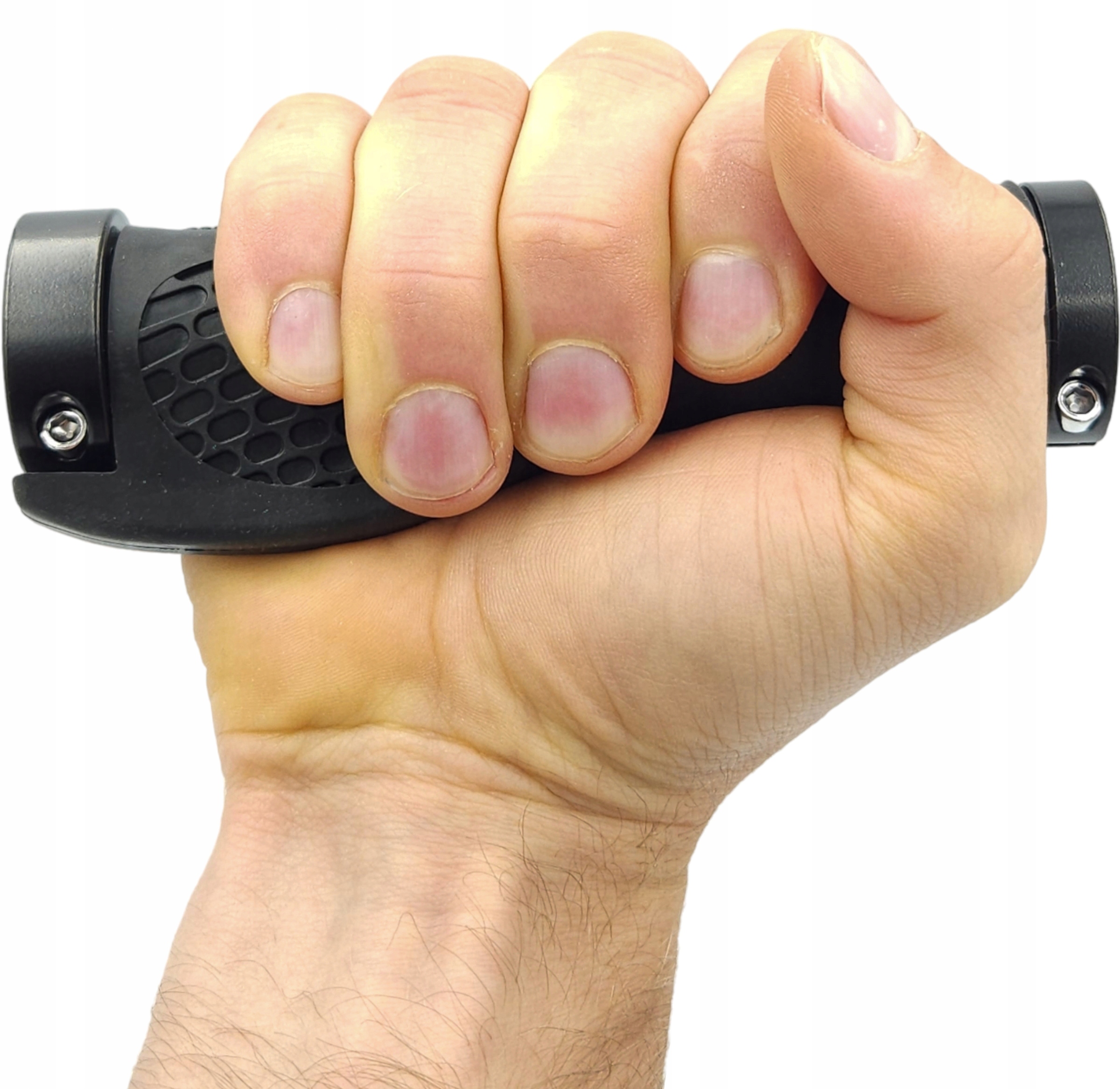 Chwyty rowerowe ergonomiczne, skręcane gripy korki EAN (GTIN) 5903242372841