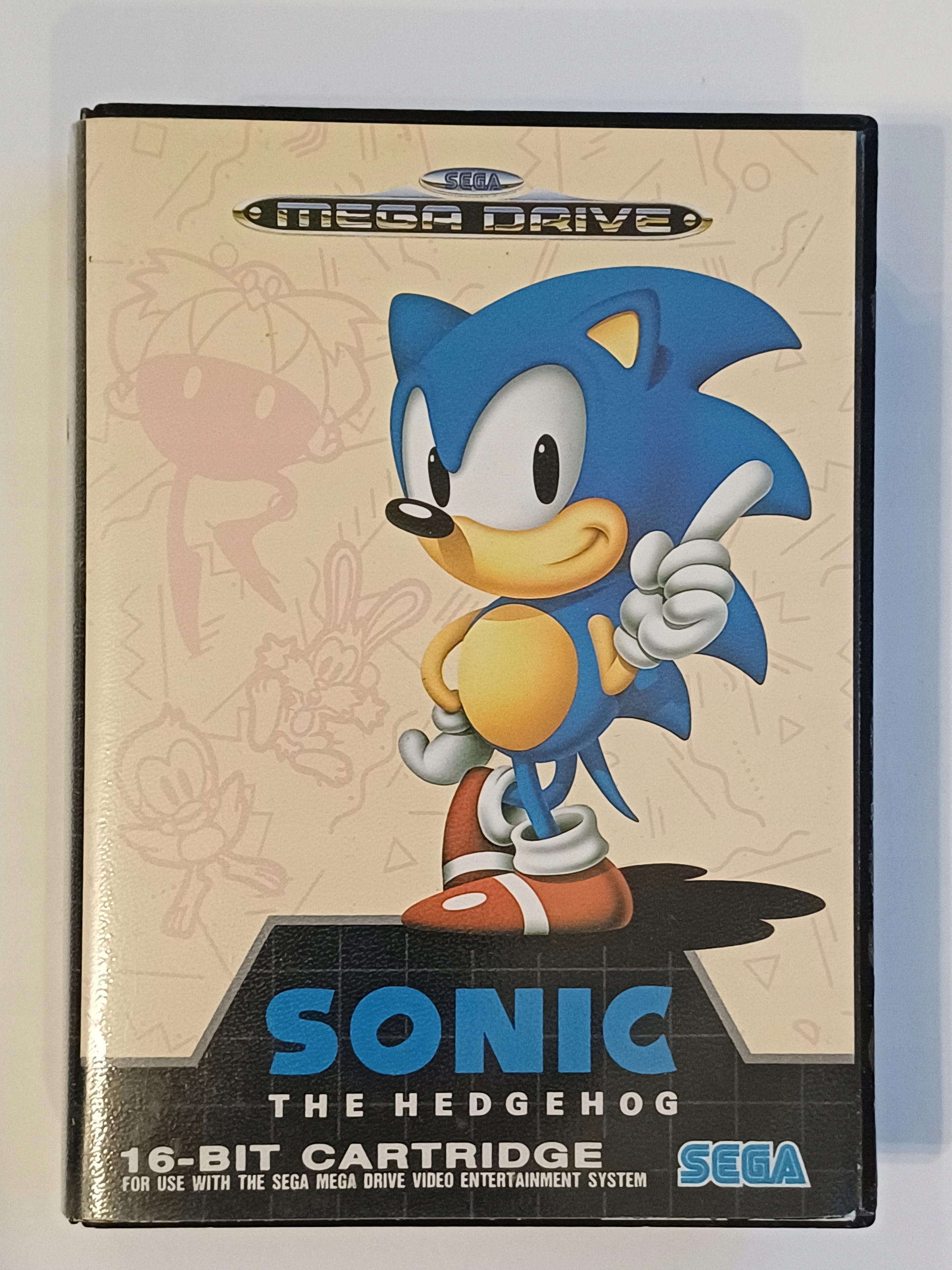 Sonic, Sega Mega Drive, brak książeczki