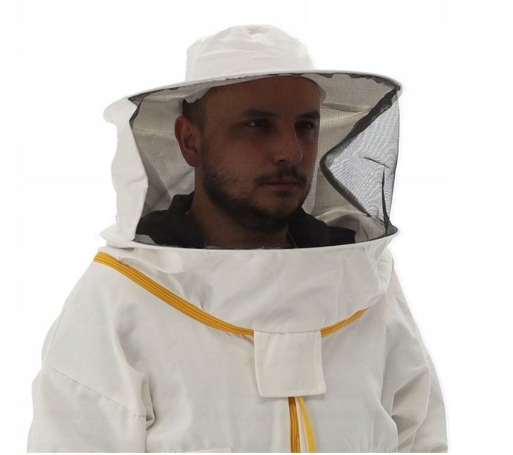 Kombinezon Pszczelarski Bawełniany Wentylacja Odpinany Kapelusz Roz XXL