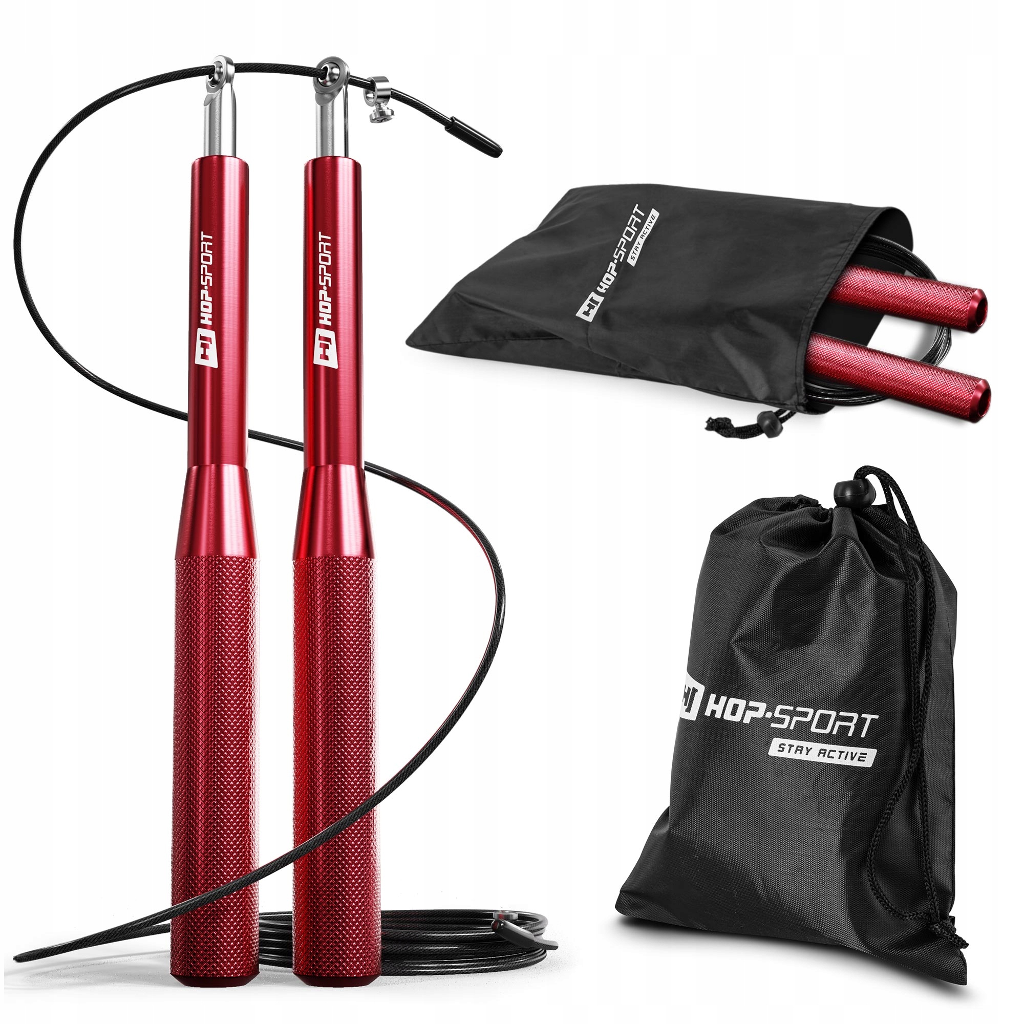 

Aluminiowa Skakanka Crossfit Stalowa Linka 3m Hs