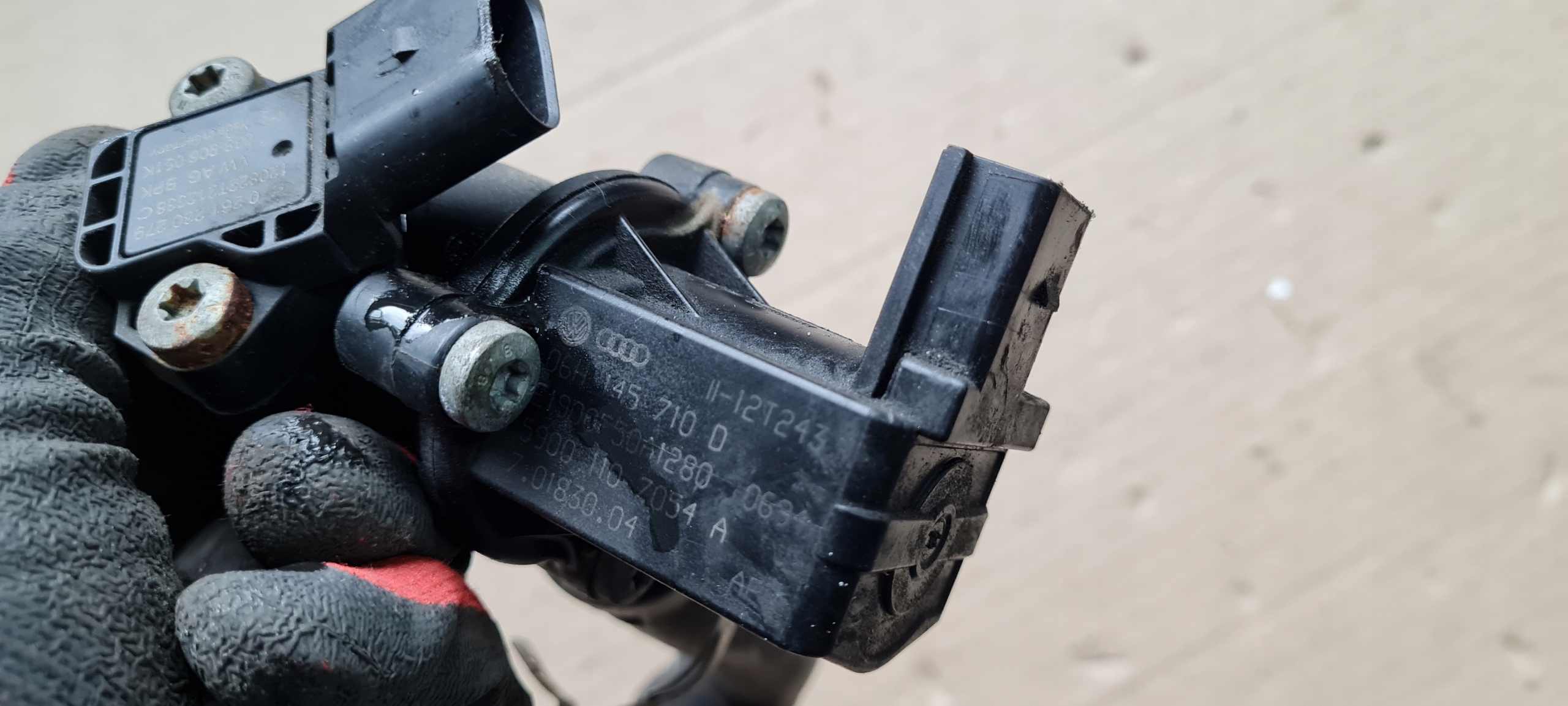 S7 4G A7 Sensor Turbolader links 4.0 TFSI 079145751F S6 C7 A6