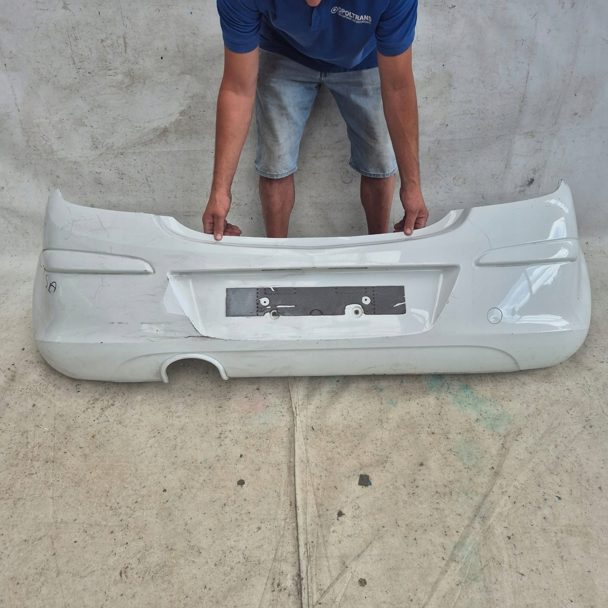 OPEL CORSA D 3D 3 SPORT 06-14 bumper rear part rear