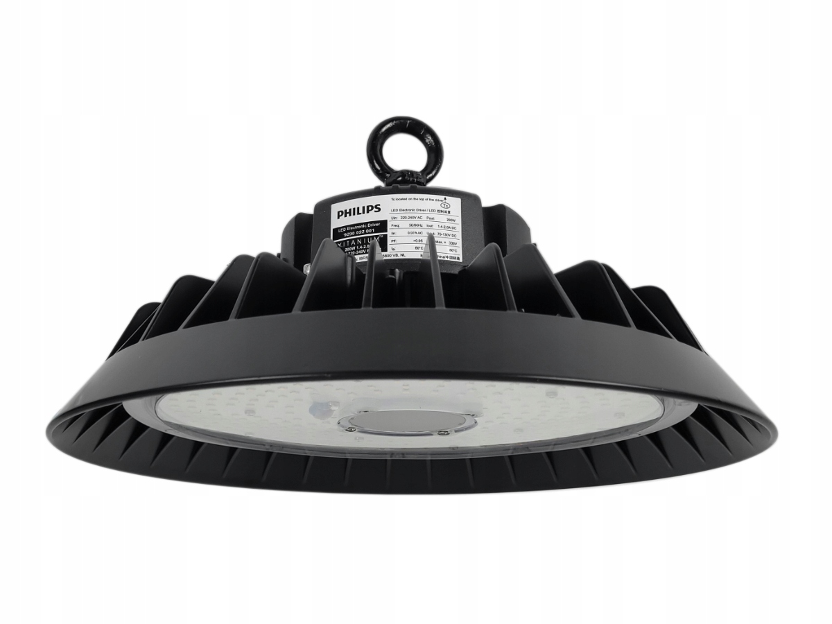 Lampa Przemysłowa Led High Bay Ufo Wisząca 200W 4000K 150lm/W Hermetyczna