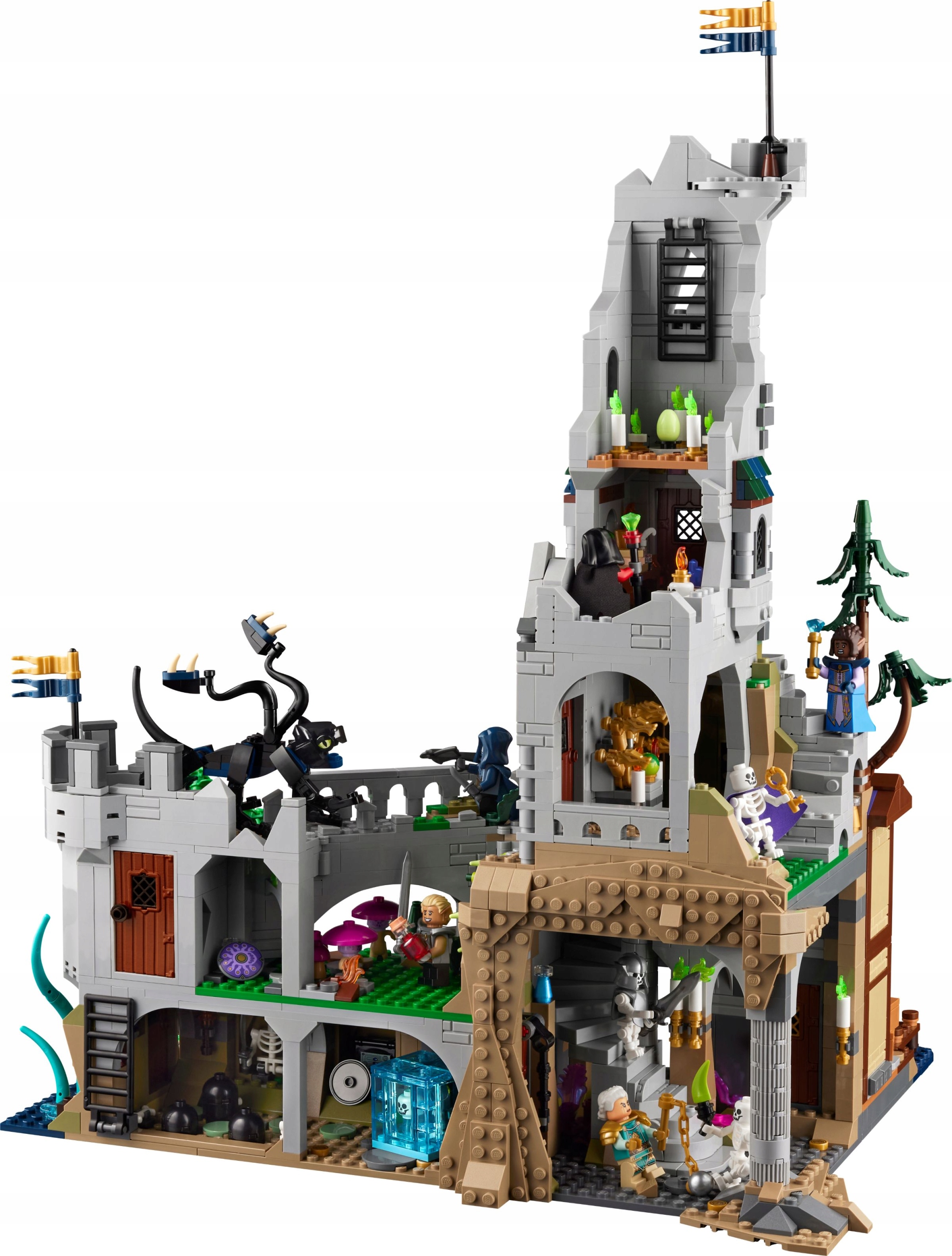 Klocki LEGO Ideas 21348 Dungeons & Dragons: Opowieść czerwonego smoka Marka LEGO
