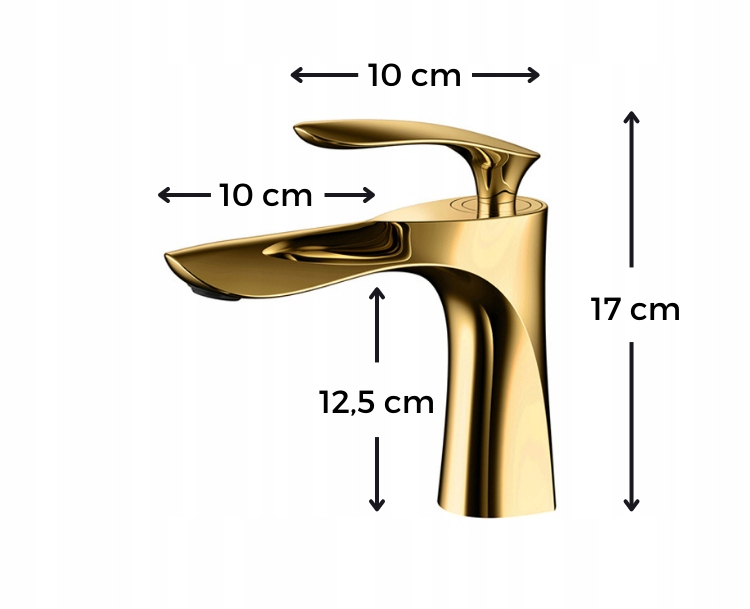 DELVANT SELIE BATERIA STOJĄCA UMYWALKOWA ZŁOTA Marka Delvant