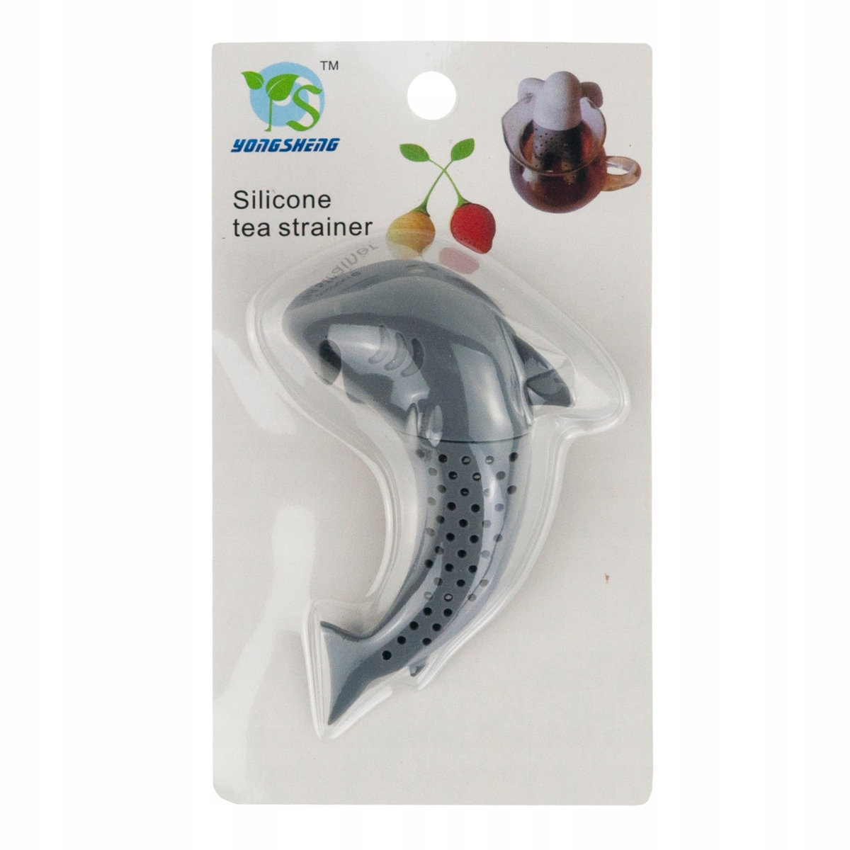 ZAPARZACZ DO HERBATY ZIÓŁ REKIN SILIKONOWY SITKO Stan opakowania oryginalne