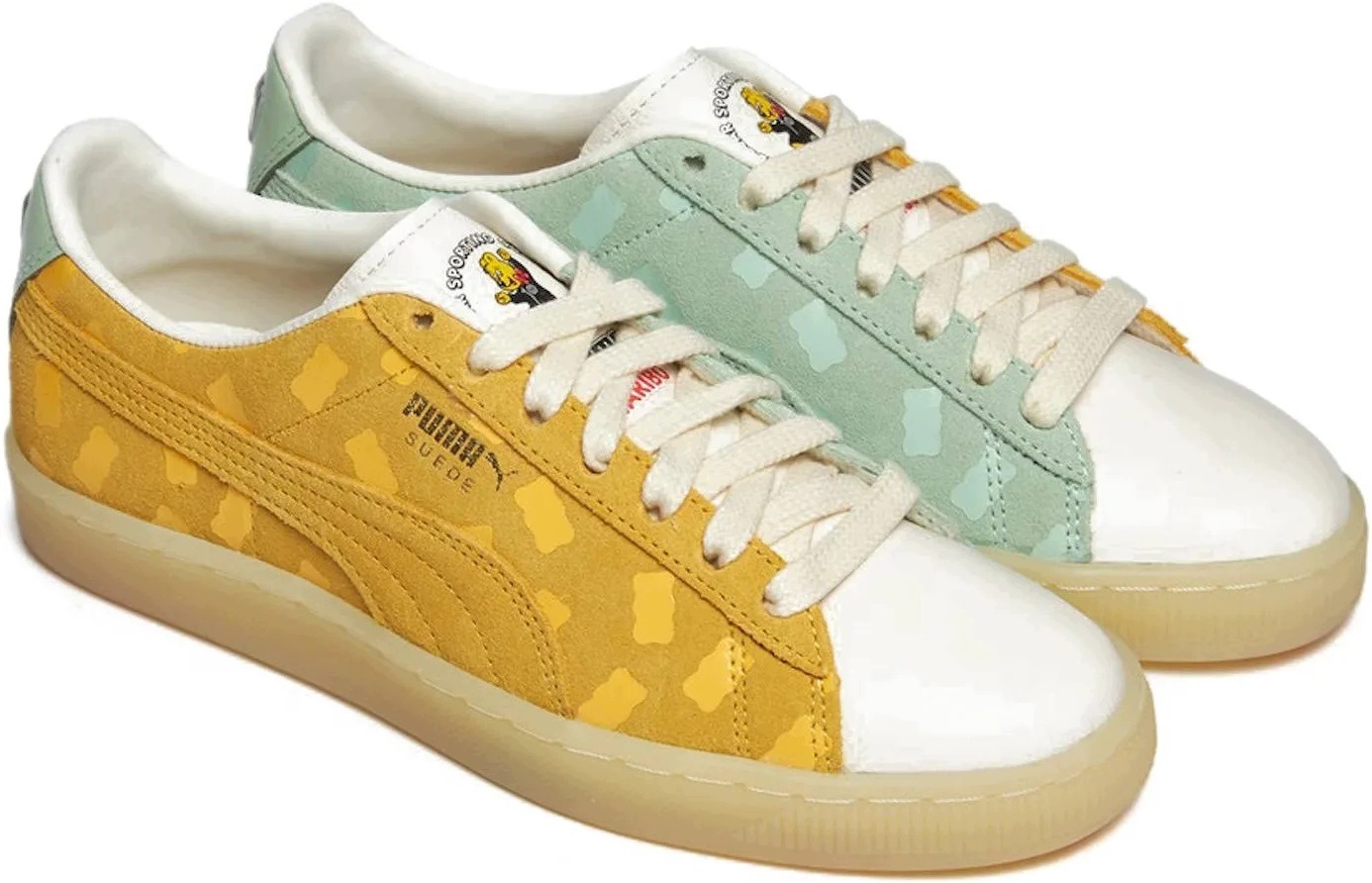 Puma Dámské Suede MIX Haribo Whisper White Sneakers 38345901 Velikost 40.5