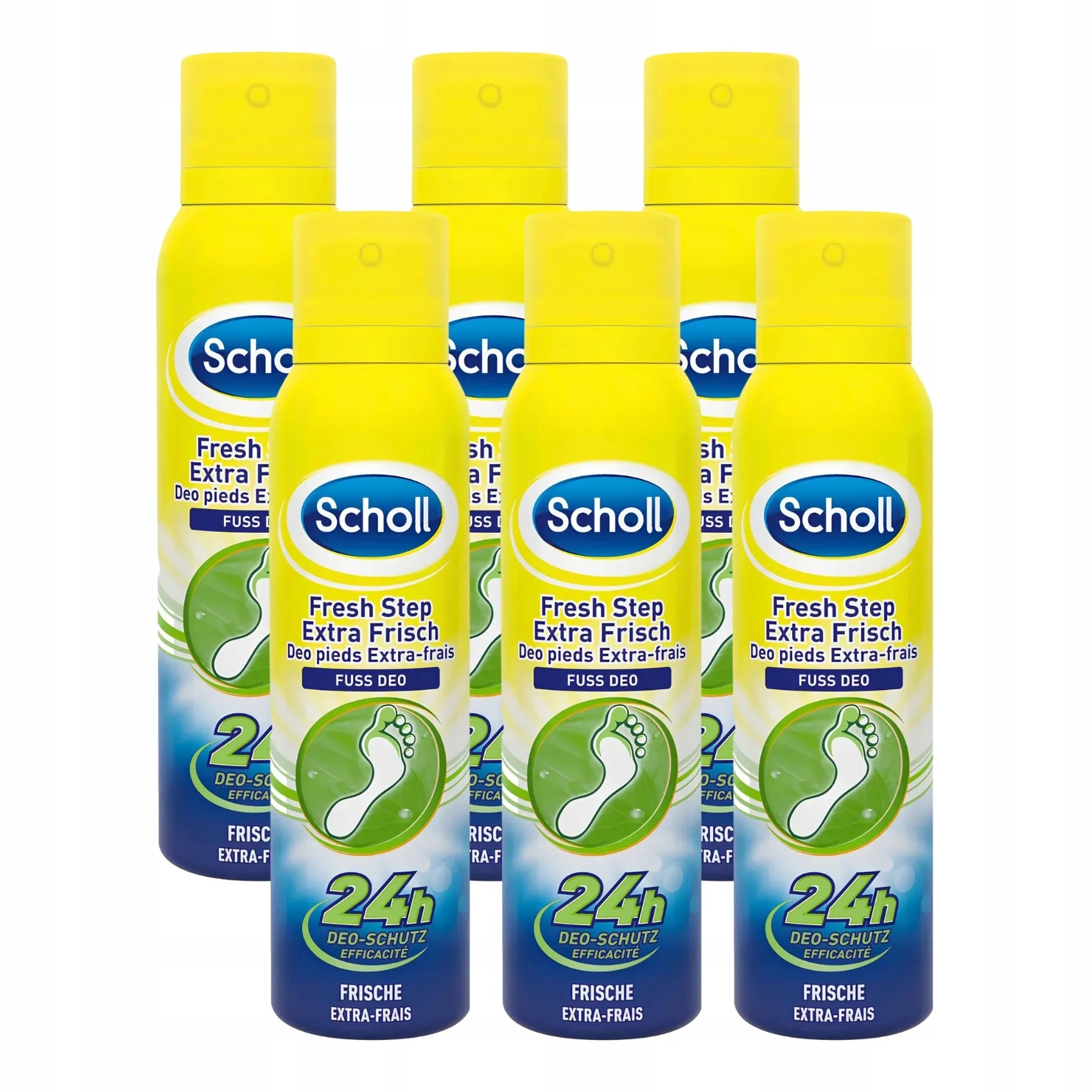 6 x Scholl deodorant na nohy 150 ml