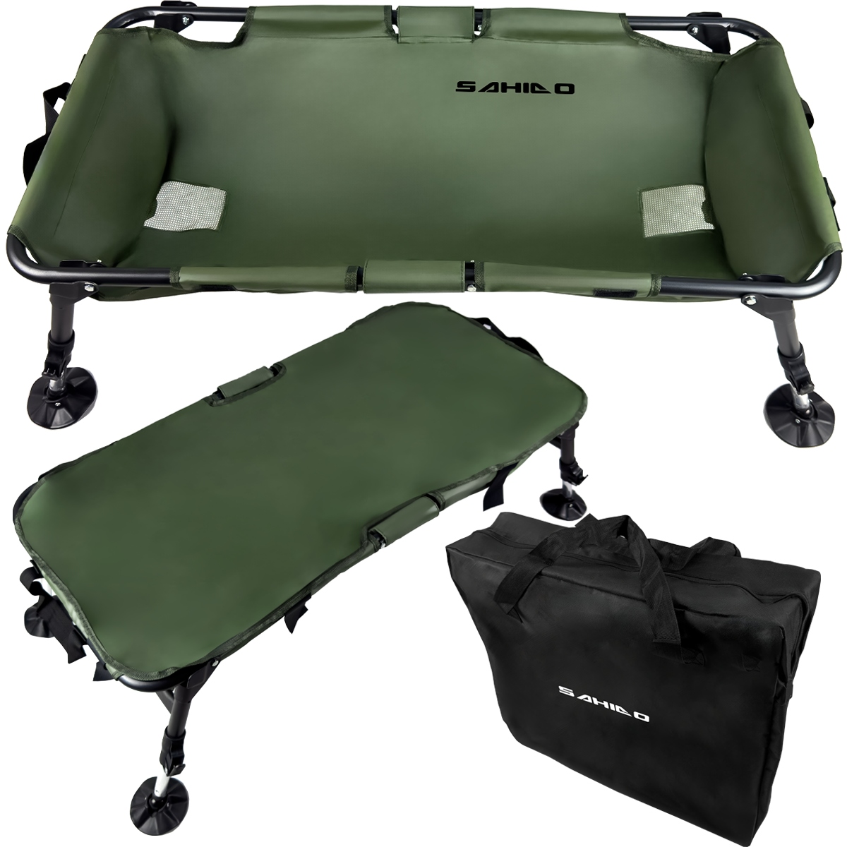 Kołyska Karpiowa Sahido Cradle One Pro 100x50 Gumowana Szybkoschnąca