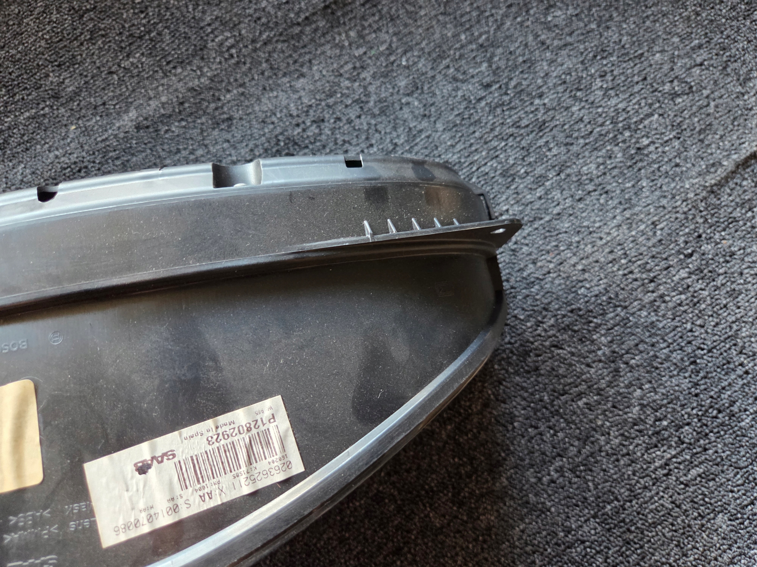dials dials SAAB 93 03 2.0TB P12802923 0263625211
