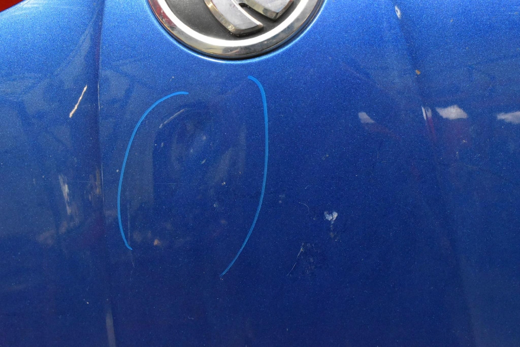 Cofano blu SKODA OCTAVIA 3 III 12-16