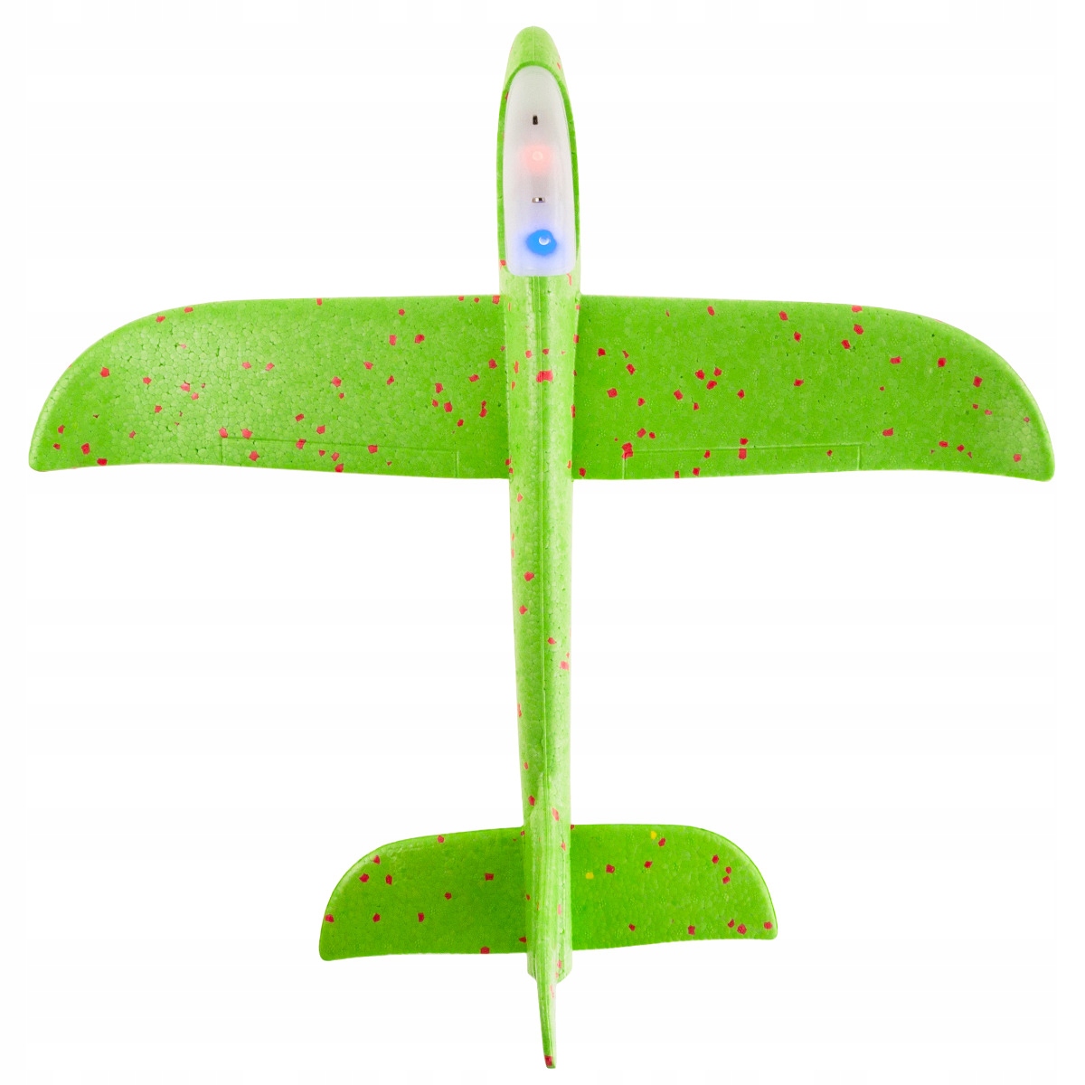 SAMOLOT STYROPIANOWY STYROPIANU 49CM ŚWIECĄCY LED Materiał inny