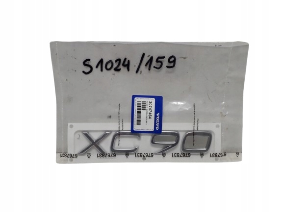 VOLVO XC90 2 II 15- EMBLEMAT ZNACZEK NAPIS NA KLAPĘ 30747464
