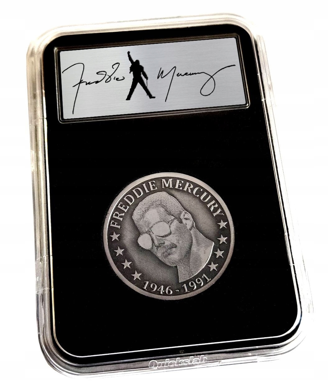 

Moneta okolicznościowa Dowolna treść.30mm slab