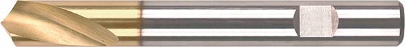 Nc vrták DIN1835 HSSCo5 TiN, tvar B 90°, válcová stopka 16,0 mm Fo