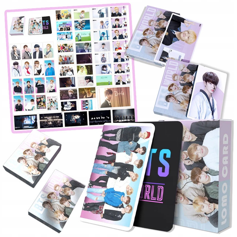 55 Kart Zdjęć Nowy Idol Plakaty Zestaw Lomo Peripheral Bts