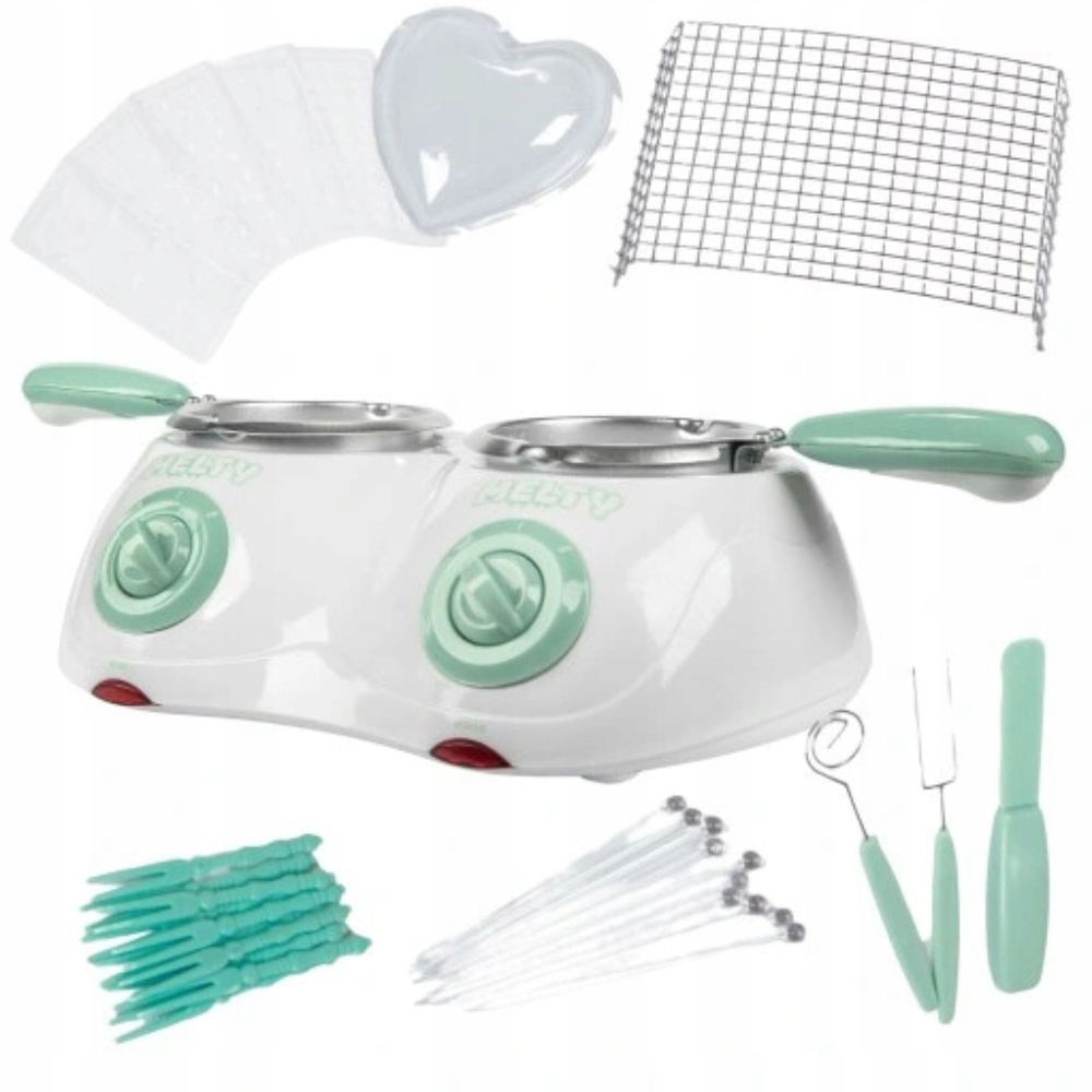 Melty 2 elektrické kelímky na fondue Baby blue