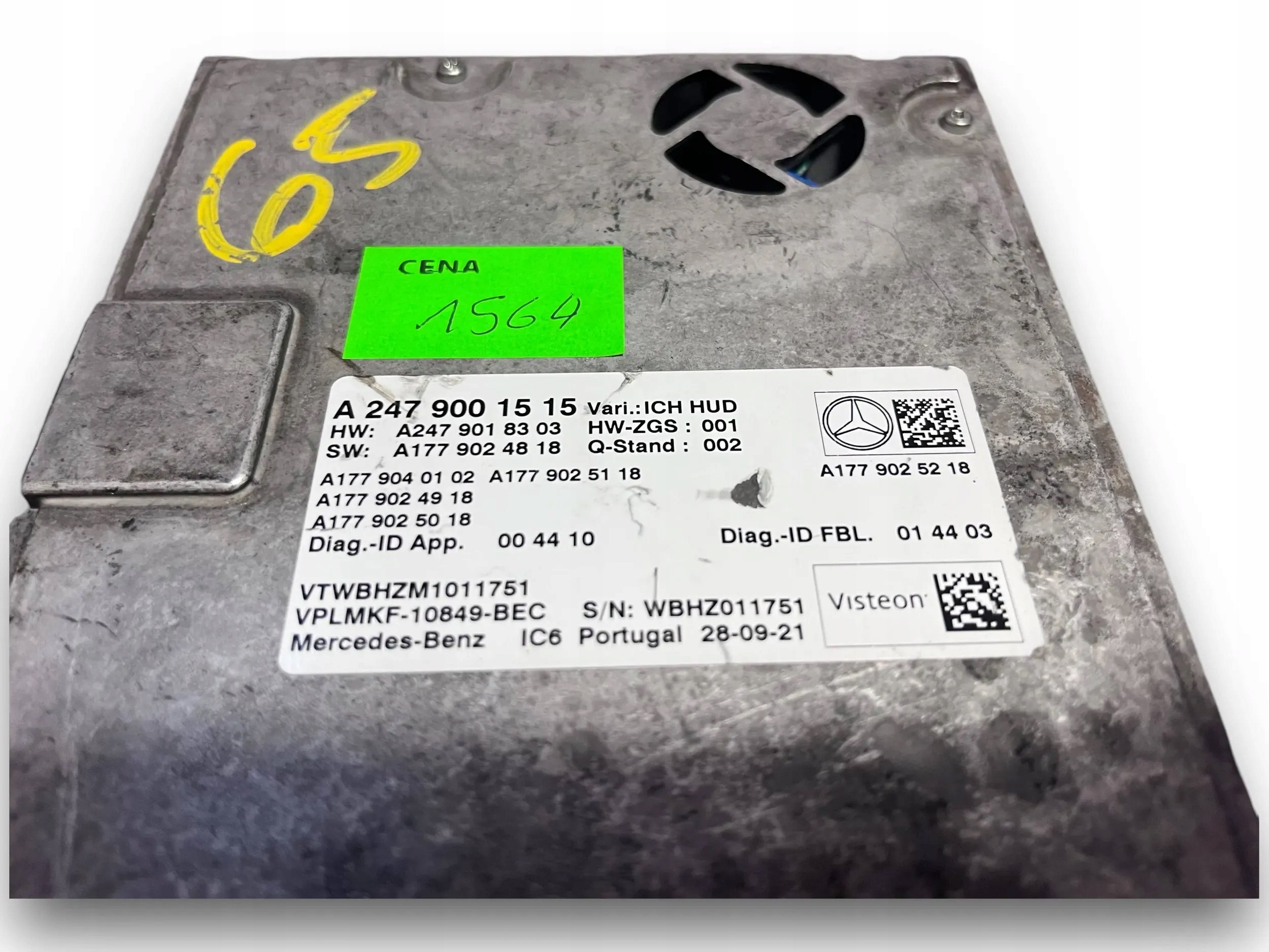MERCEDES W247 Module Instruments tachymètre compte tours 2479001515 @M
