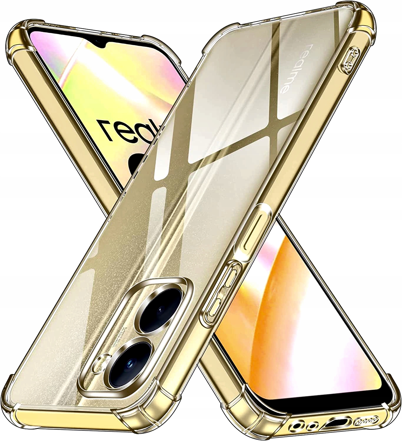 

Etui Pancerne Anti Shock Szkło 9H do Realme C33