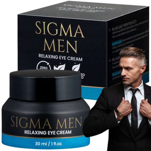 Krém pod oči pro muže – redukce vrásek a únavy, 30 ml Sigma Men