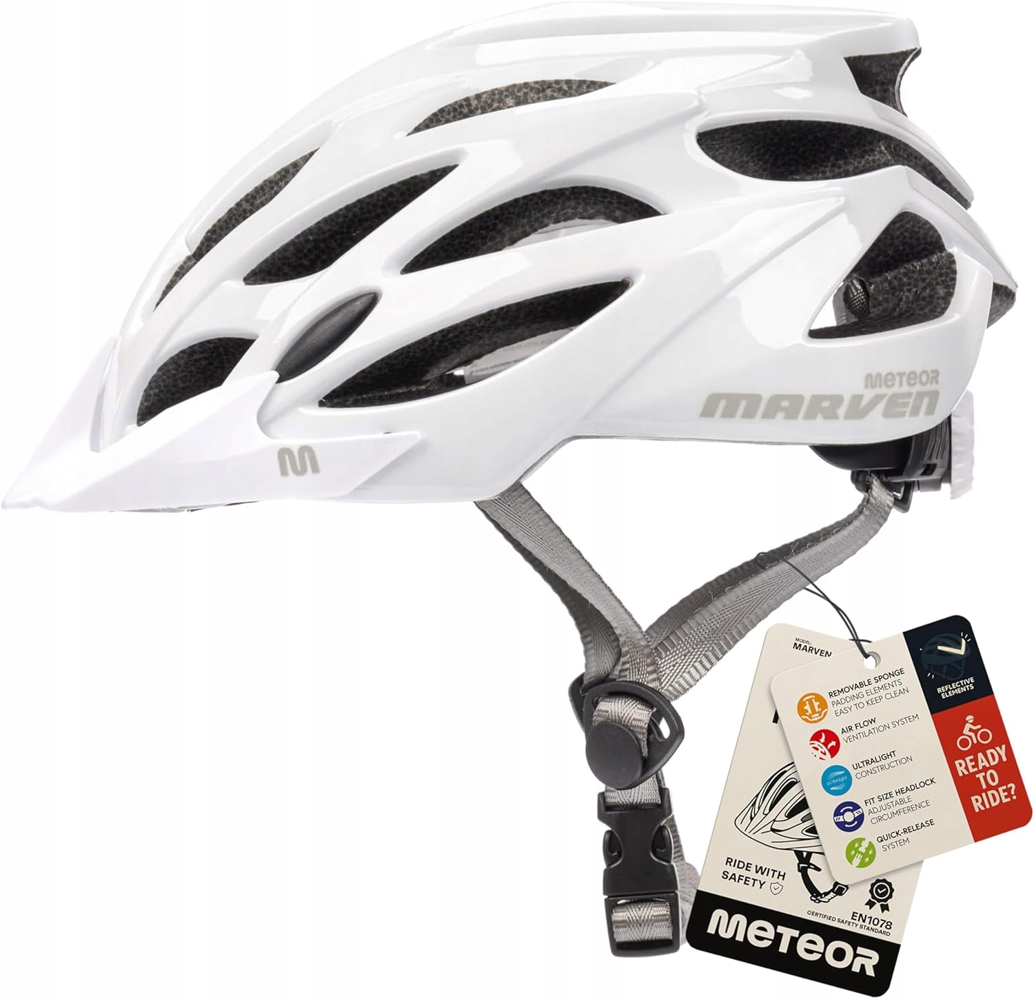Kask Rowerowy Lekki Wentylowany Regulowany 56-60 CM