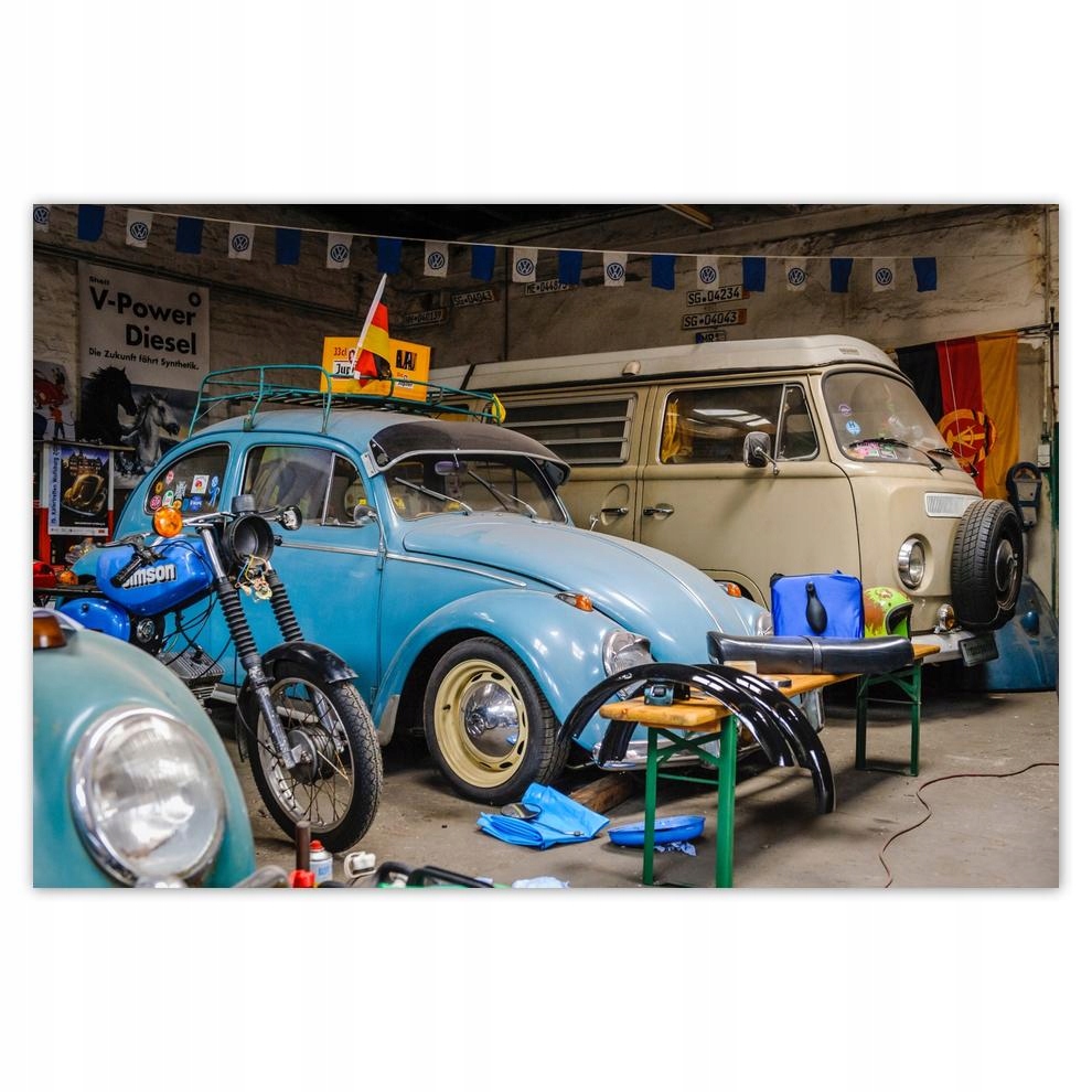 

Plakaty 93x62 Garaż mechanika